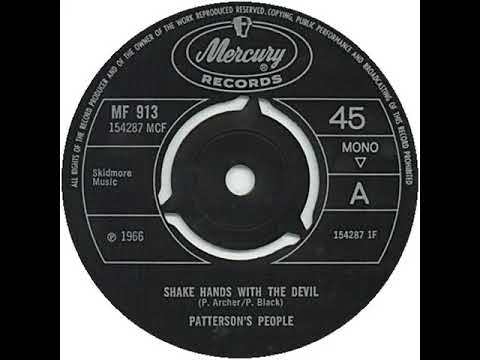 UK New Entry 1966 (187) Patterson's People - Shake Hands With The Devil