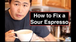 How to Fix a Sour Espresso - Breville Barista Express