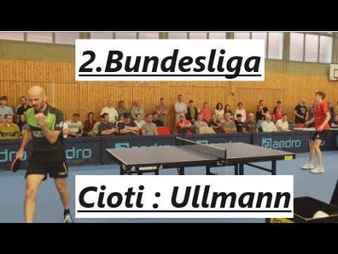 2.Bundesliga | U19 Vize Meister Vs TTBL Sieger 2013... L.Ullmann(2203TTR) : C.Cioti(2334TTR)