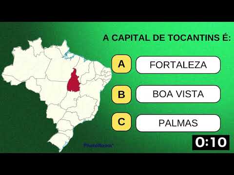 👉QUIZ - QUAL É A CAPITAL? ESTADOS BRASILEIROS.. 🇧🇷