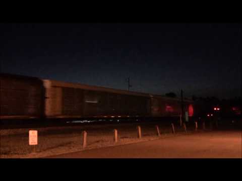 KCS GEVO leads an Autorack Train, Folkston, GA