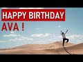 Happy Birthday AVA Today Is Your Day