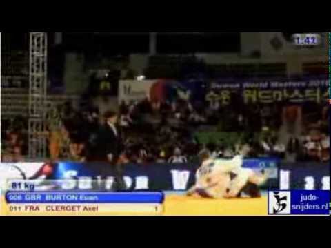 Judo 2010 Suwon: Euan Burton (GBR) - Axel Clerget (FRA) [-81kg].
