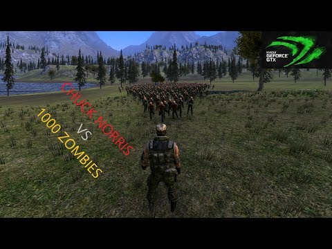Chuck Norris VS 1000 Zombies