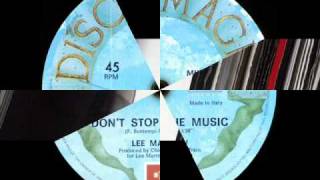 LEE MARROW - DON'T STOP THE MUSIC (VOCAL VERSION) (℗1987 / ©2010)