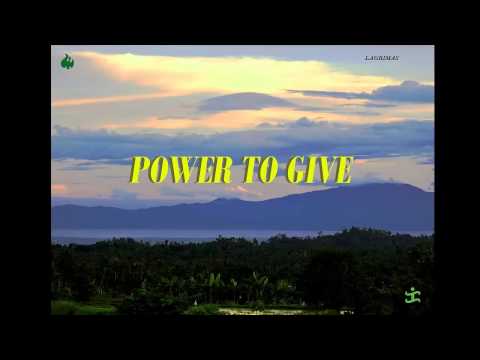 the power to give | Ed Lapiz