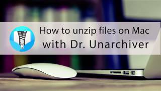 How to unzip files on Mac