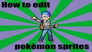 how to edit Pokemon game sprites using paint