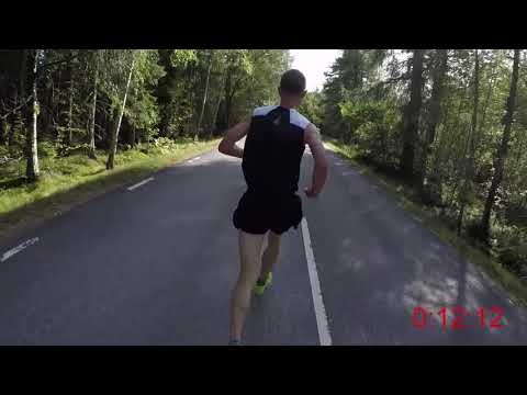 Norasjön Runt 2019 - 21,1 km (Löparperspektiv)