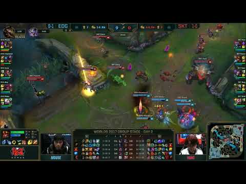 Worlds 2017 Championship - SKT Vs. EDG - Insane COMBO!