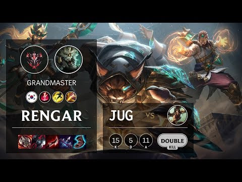 Rengar Jungle vs Nidalee - KR Grandmaster Patch 10.3