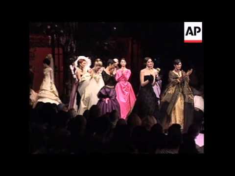 FRANCE: PARIS: CHRISTIAN LACROIX WINTER HAUTE COUTURE COLLECTION