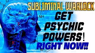 GET PSYCHIC POWERS RIGHT NOW!! BINAURAL BEATS - SUBLIMINAL AFFIRMATIONS WARLOCK