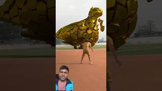 Amazing golden Bird broken shot #funny #vfx #birds #shorts