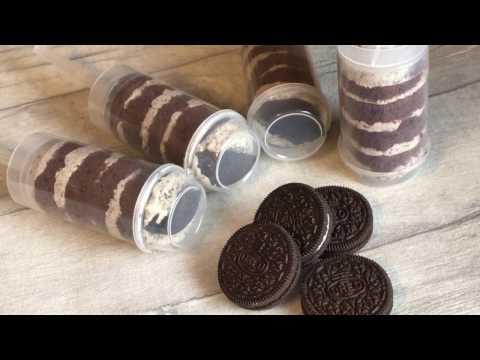 Chocolate and Oreo cupcake push pop step by step easy video. Make something different in lockdown