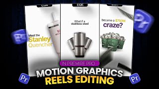 Editing Minimal Motion Graphics Reels in Premiere Pro (Step-by-Step)