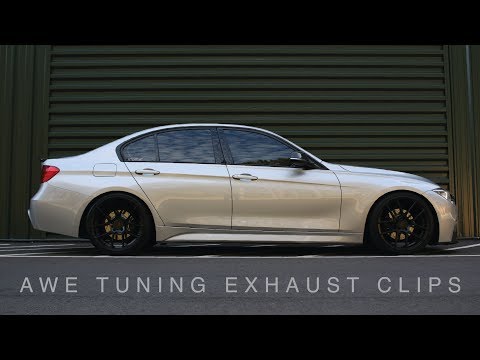 F30 AWE TUNING TOURING EXHAUST SOUND CLIPS /// DRIVE BYS