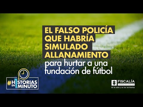 El falso policía que habría simulado allanamiento para hurtar a una fundación de fútbol