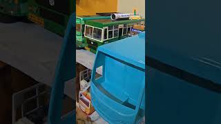 #kumari miniatures#handmade miniature #volvo bus#painting work#automobile