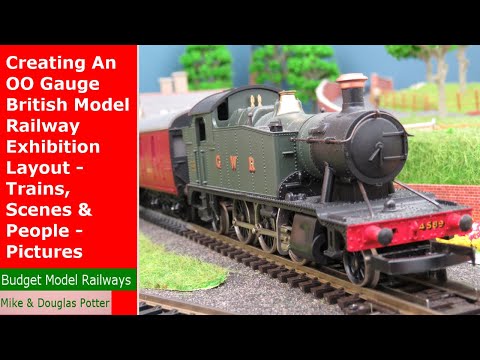 Creating An OO Gauge British Model Railway Exhibition Layout - Trains, Scenes & People - Pictures