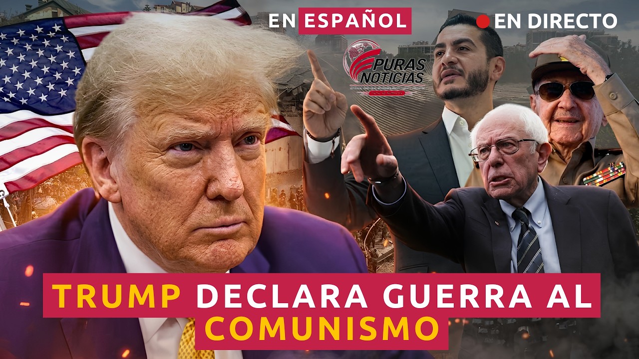 EN ESPAÑOL TRUMP DECLARA GUERRA AL COMUNISMO Y LANZA UNA ADVERTENCIA BRUTAL A LA IZQUIERDA RADICAL