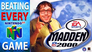Beating EVERY N64 Game - Madden NFL 2000 (172/394)
