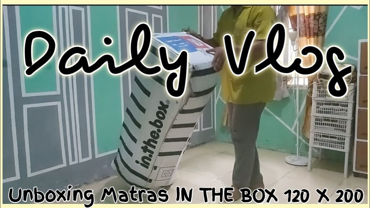 #dailyvlog Unboxing Matras IN THE BOX Single 120 x 200