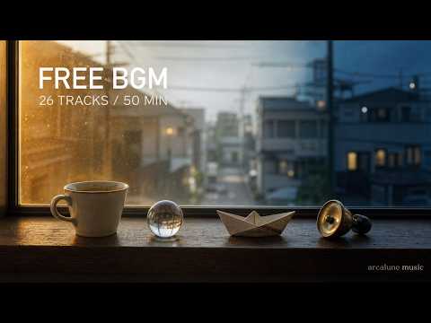 【Free BGM】26 Tracks for Vlogs & Creators / フリーBGM 26曲 - Royalty Free 50min