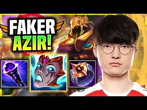FAKER CHILLING WITH AZIR! - T1 Faker Plays Azir Mid vs Sylas! | Season 11