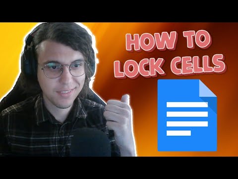How To Lock Cells For Google Docs (Google Sheets)