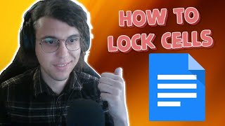 How To Lock Cells For Google Docs (Google Sheets)