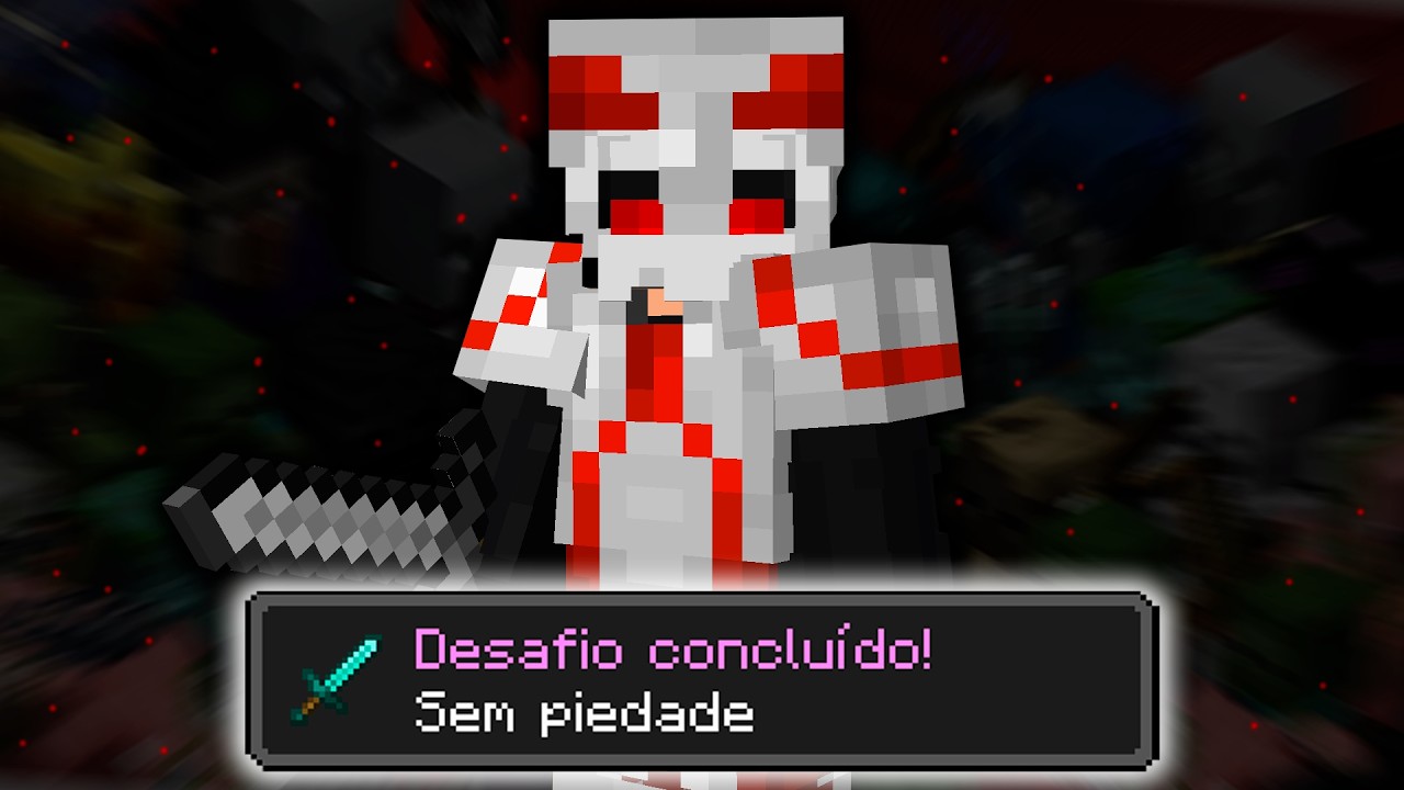 EU DERROTEI TODOS OS MOBS DO MINECRAFT