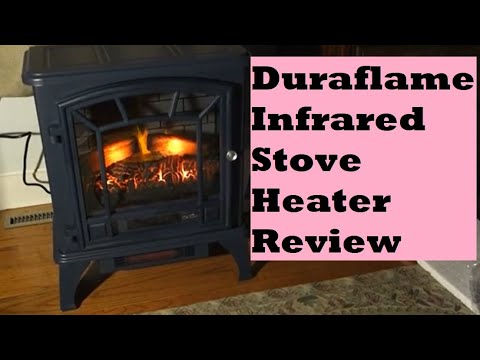 Duraflame Infrared Stove Heater with Remote and 3D Flame Effect (Setup, Review, Demo Space Heater)