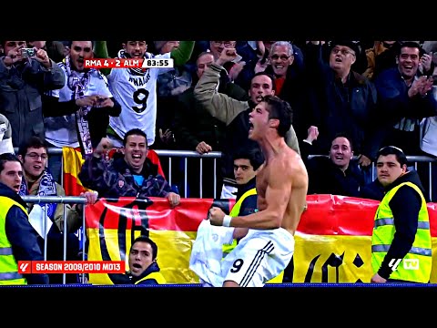 Cristiano Ronaldo Was A BEAST Against Almeria In 2009 (Red Card)