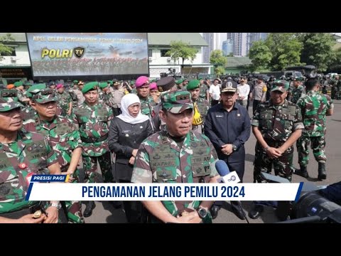 JATIM KODAM V BRAWIJAYA APEL PENGAMANAN PEMILU