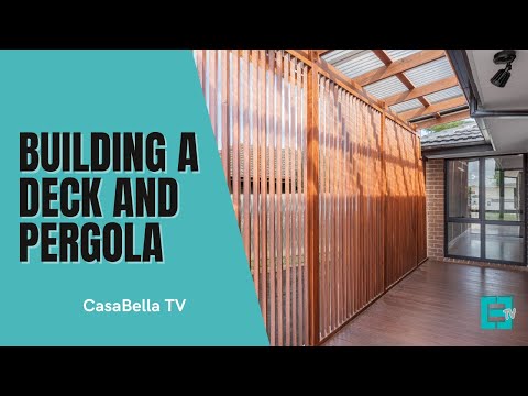 How to Build a Deck and Pergola