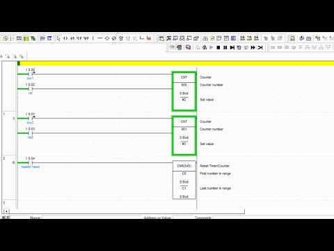 Reset Counter Timer - CNTR Instruction in Omron PLC Programming