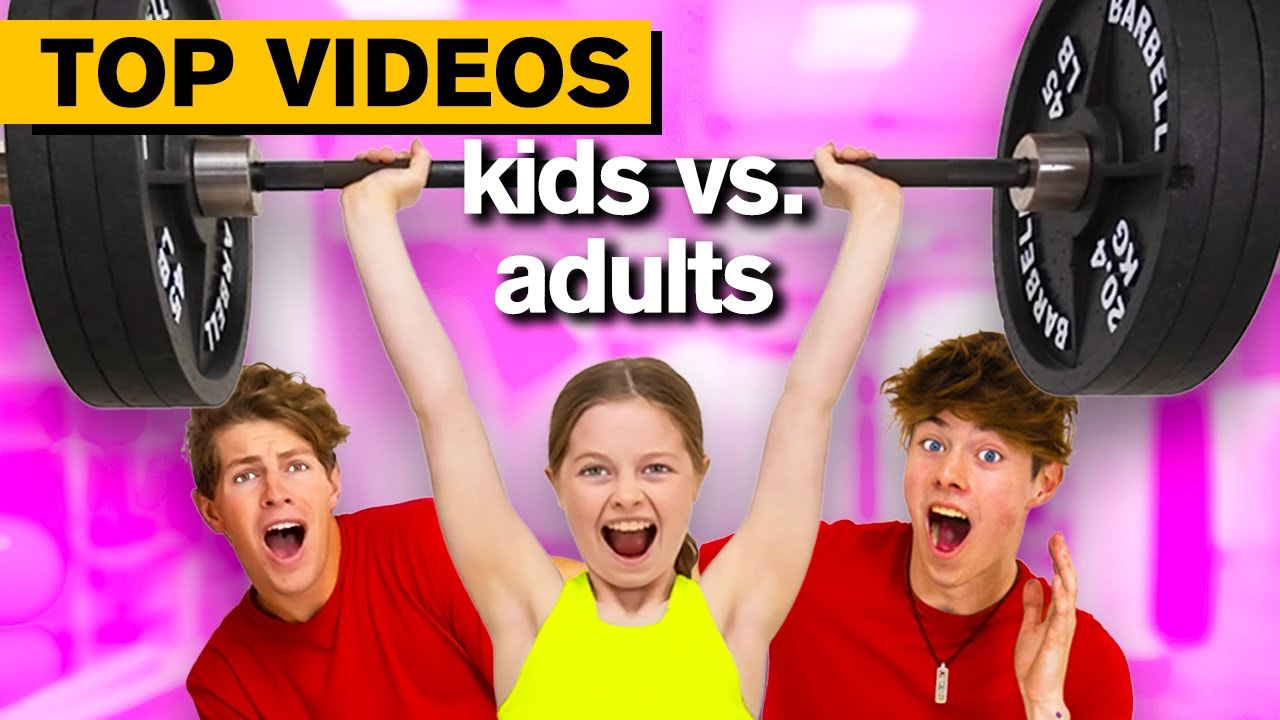 KIDS vs ADULTS Ultimate Showdowns (MUST WATCH!) | Jordan Matter