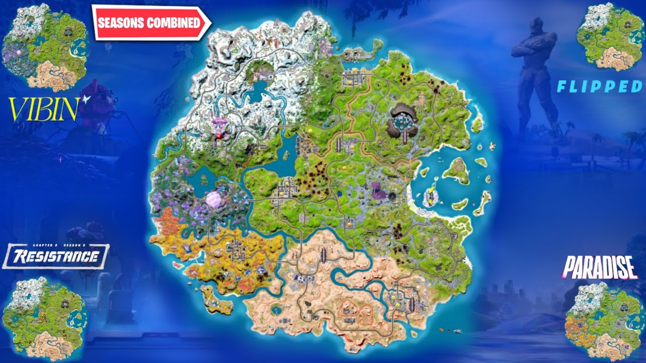 The ULTIMATE FORTNITE CHAPTER 3 MAP!! *Updated* || Fortnite Map Concept