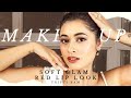 Soft Glam Makeup Red Lipstick Look Tripti Bam