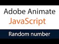 Adobe Animate CC 2023 RANDOM NUMBER QUICK JAVASCRIPT TUTORIAL