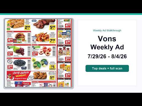 Vons Weekly Flyer