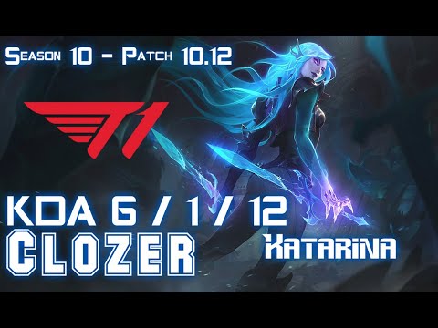 T1 Clozer KATARINA vs PANTHEON Mid - Patch 10.13 KR Ranked
