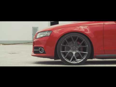 Audi A4 on All-New Vossen VFS-6 Wheels — Flow Forming Technology