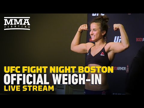 UFC Boston Official Weigh-Ins Live Stream