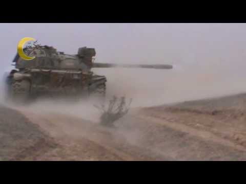 استهداف معاقل النظام بقذائف الدبابة في القطاع الجنوبي لمطار دير الزور العسكري