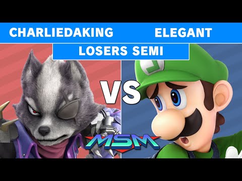 MSM 224 - Elegant (Luigi) vs Charliedaking (Wolf) Losers Semi - Smash Ultimate