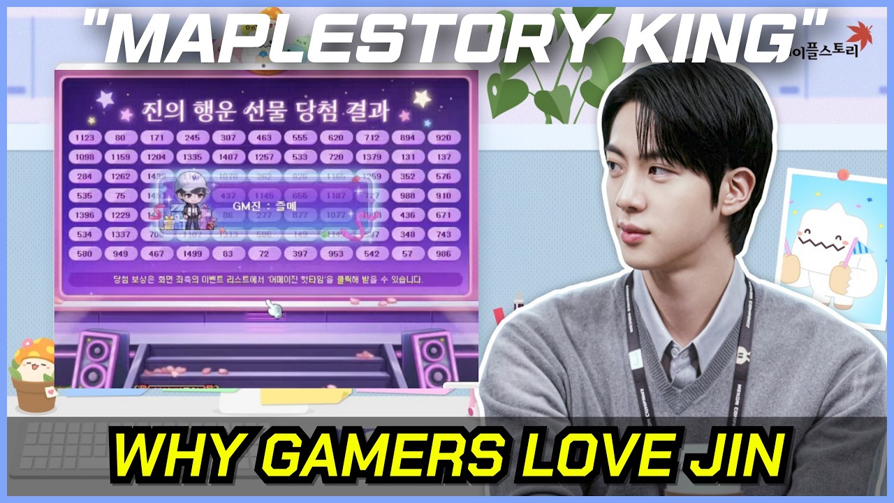 Why MapleStory Game Players Love BTS Jin