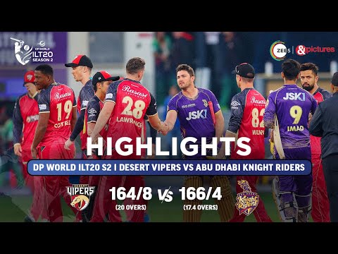 ILT20 S2 | हिंदी - HIGHLIGHTS | Colin Munro और Sunil Narine | DV vs ADKR - T20 | 21st Jan