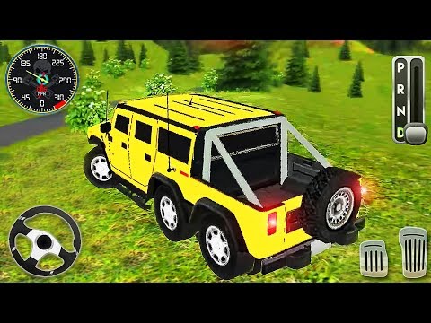 8x8 Offroad Mud Truck Driving Spin Tires - 4x4 Jeep Simulator - Best Android GamePlay